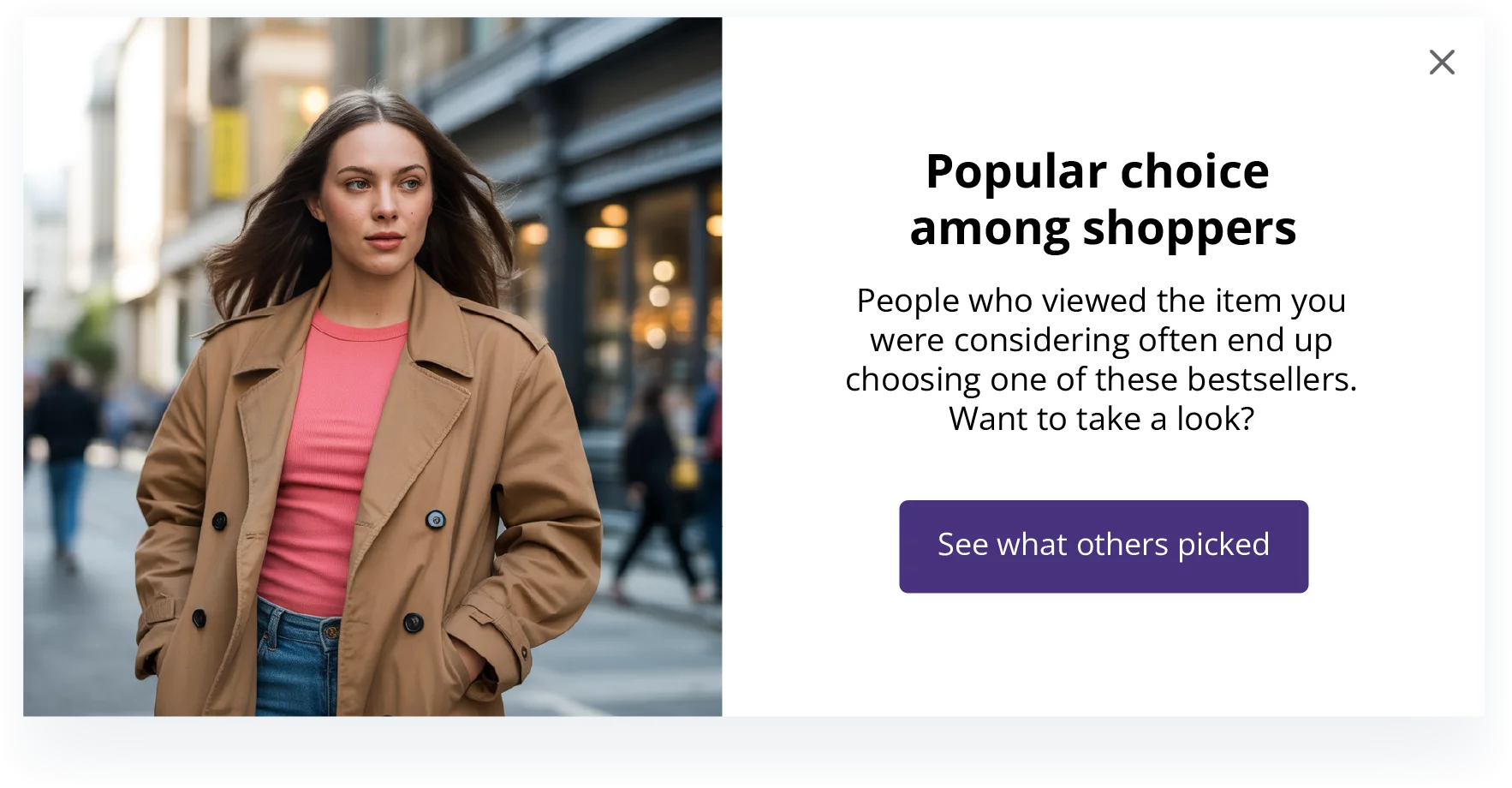 exit intent popup examples - effective popups create sense of urgency